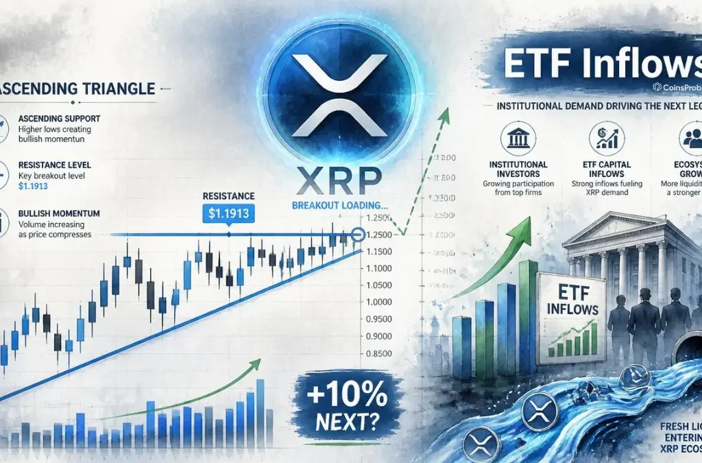 XRP Price Prediction This Week: Bullish Pattern and ETF Inflows Eye 10% Gain