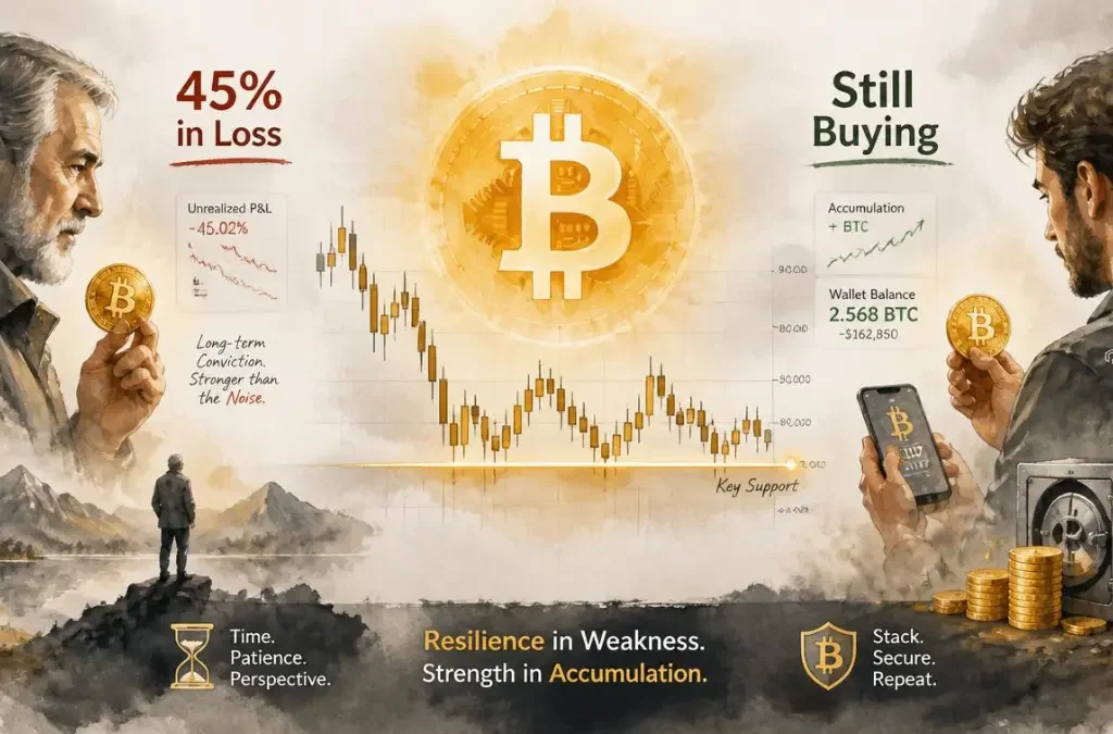 45% of Bitcoin Long Term Holder Supply in Loss: Classic Cycle Bottom Signal?