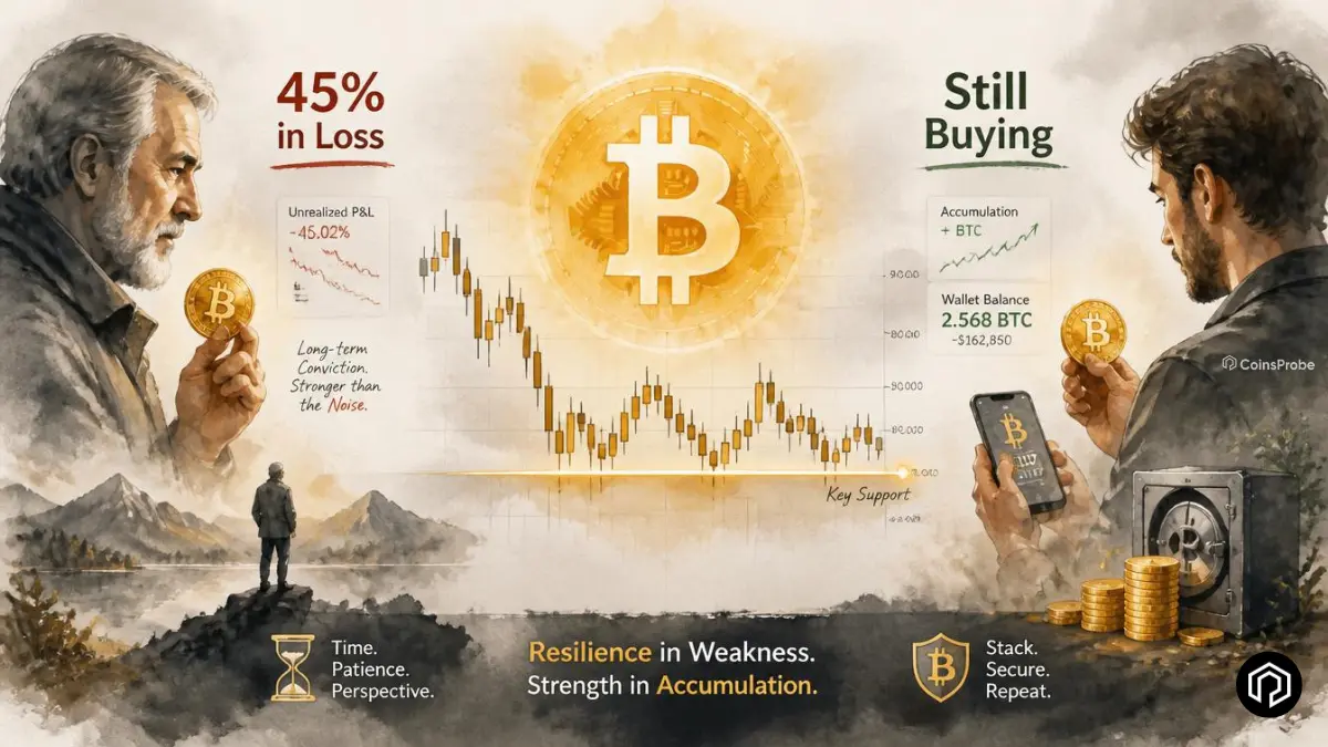 45% of Bitcoin Long Term Holder Supply in Loss: Classic Cycle Bottom Signal?