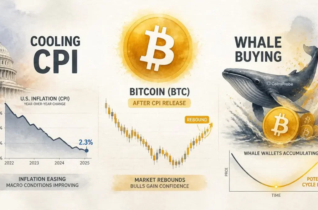 Bitcoin (BTC) Recovers Modestly Post-CPI Cool-Off — Whale Accumulation and Cycle Bottom Signals Emerge