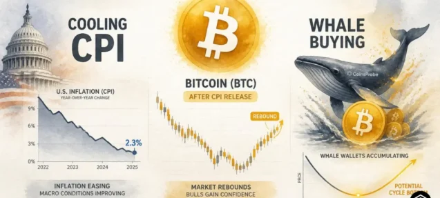 Bitcoin (BTC) Recovers Modestly Post-CPI Cool-Off — Whale Accumulation and Cycle Bottom Signals Emerge