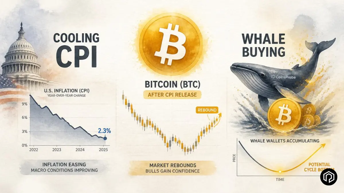 Bitcoin (BTC) Recovers Modestly Post-CPI Cool-Off — Whale Accumulation and Cycle Bottom Signals Emerge
