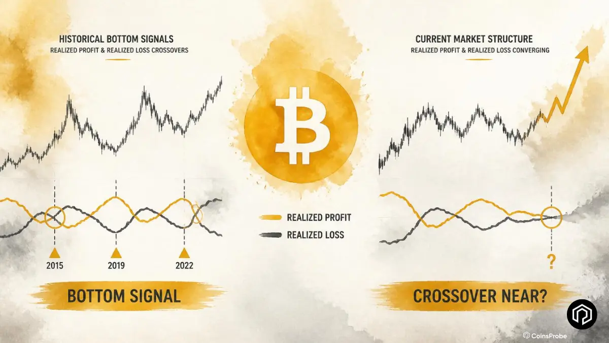 Bitcoin Bottoms When Realized Profit Crosses Realized Loss — Another Crossover Nears