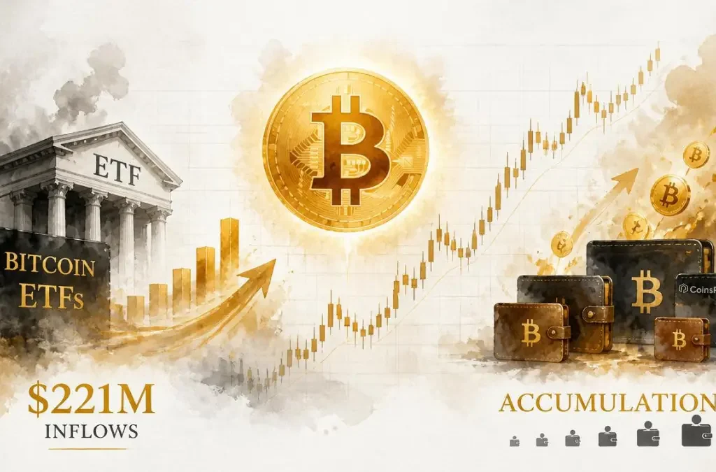 Bitcoin ETFs Record First Positive Daily Inflow in 10 Days as Investors Return to Buying