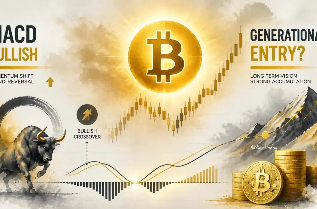 Bitcoin MACD Flips Positive as Analyst Calls Current Levels a "Generational Entry" Opportunity