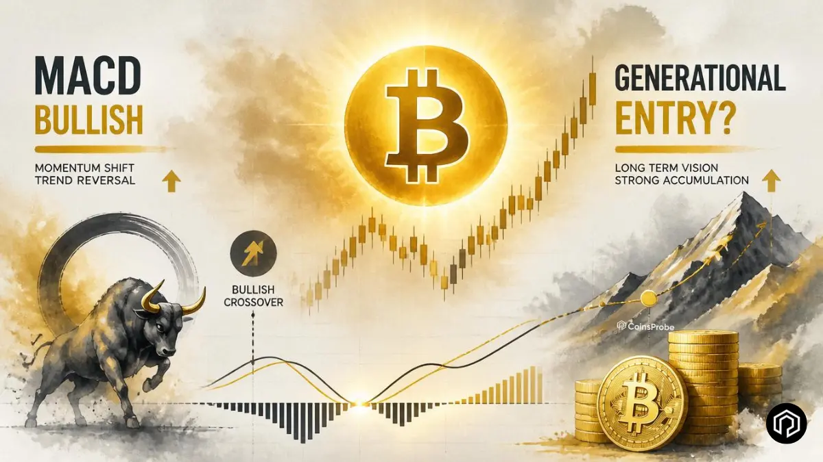 Bitcoin MACD Flips Positive as Analyst Calls Current Levels a “Generational Entry” Opportunity