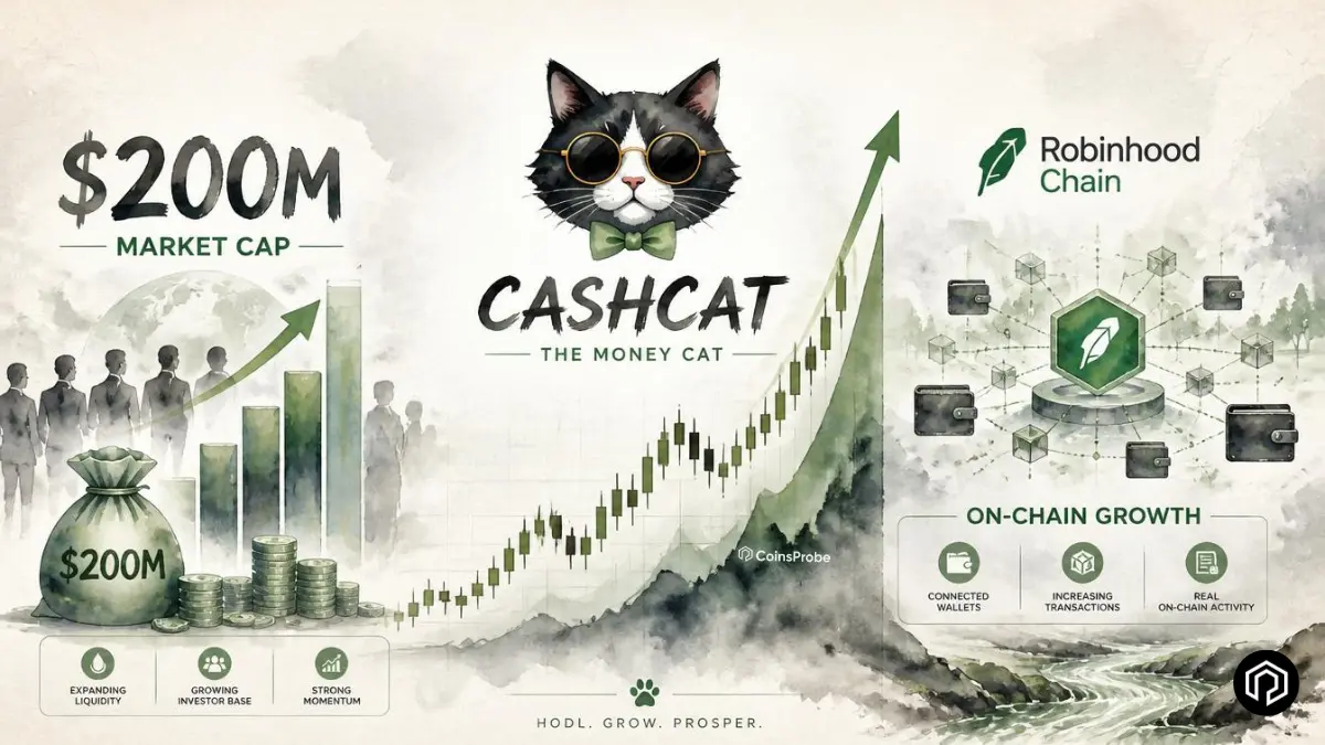 CASHCAT Hits $200M Market Cap as Robinhood Chain Sees Explosive On-Chain Growth