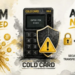 Coldcard Hardware Wallet Flaw Drains $38M — Emergency Action Required Users