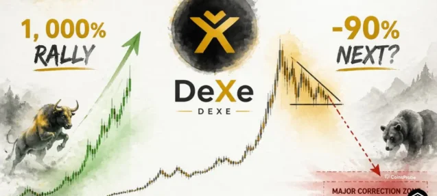 DeXe (DEXE) Surged 1,000% This Year — Could a 90% Correction Be Next?