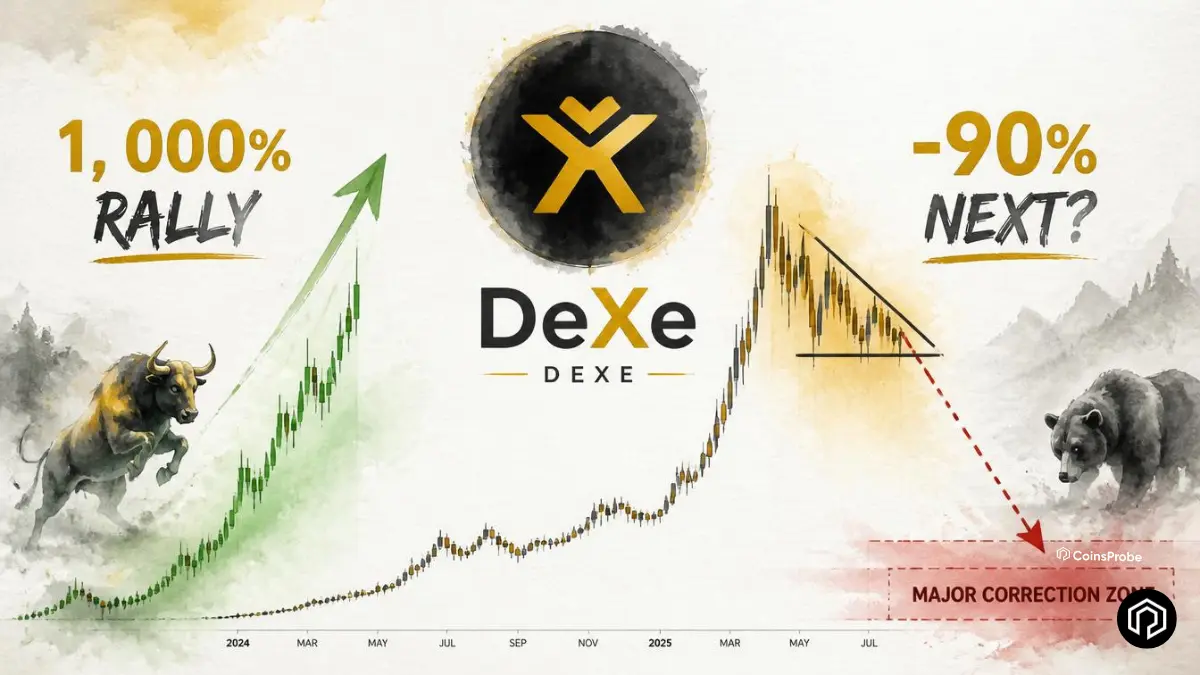 DeXe (DEXE) Surged 1,000% This Year — Could a 90% Correction Be Next?