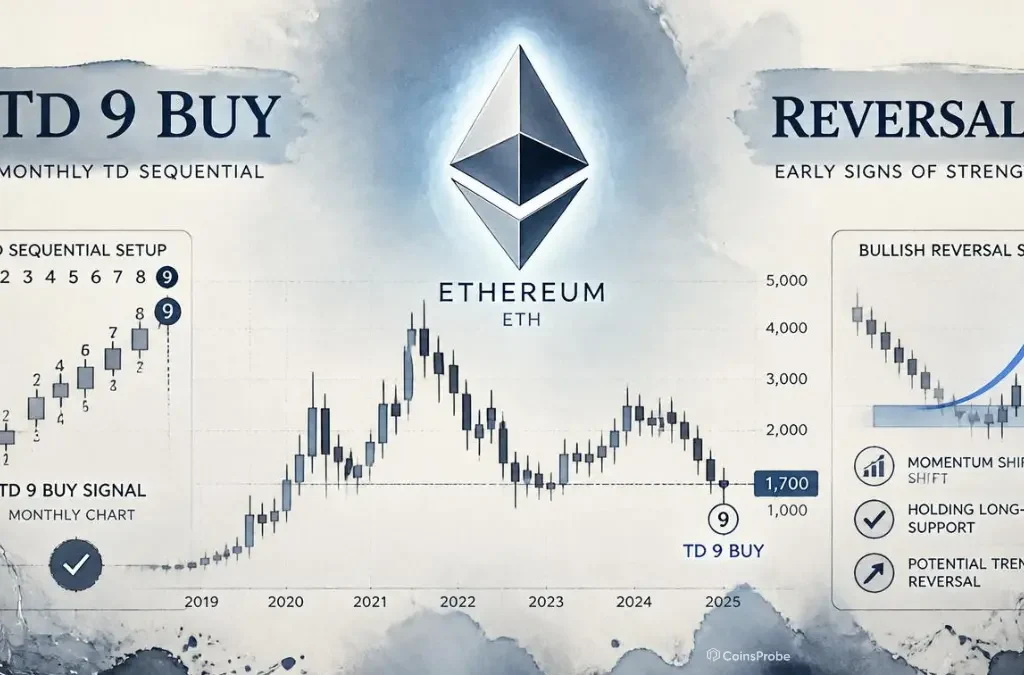 Ethereum at $1,700: Monthly TD Sequential Prints Bullish Buy Signal – Major Reversal Setup?