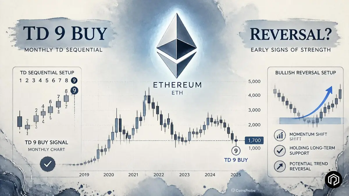 Ethereum at $1,700: Monthly TD Sequential Prints Bullish Buy Signal – Major Reversal Setup?