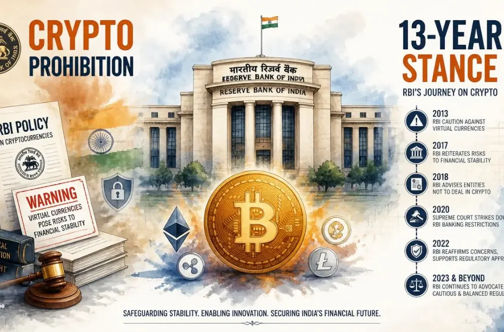 India's RBI Pushes for Crypto Prohibition Again — 13-Year Stance on Cryptocurrency Explained