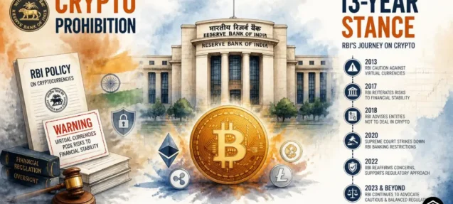 India’s RBI Pushes for Crypto Prohibition Again — 13-Year Stance on Cryptocurrency Explained