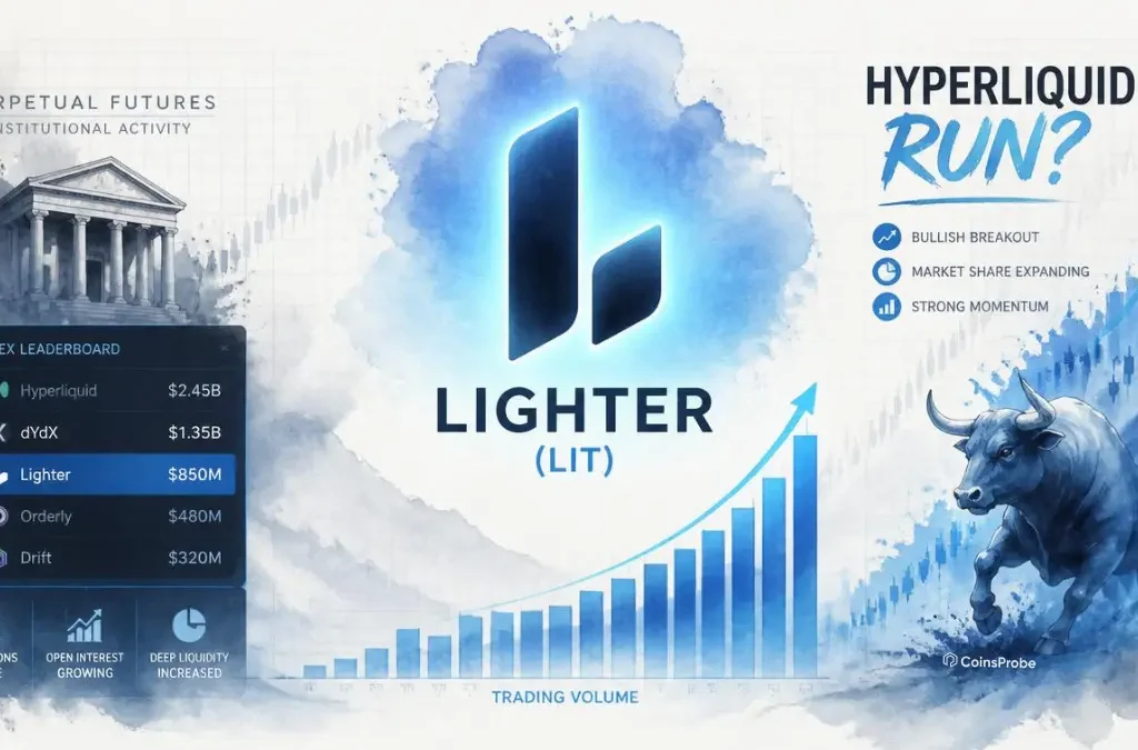 Lighter (LIT) Ranks #3 in Perp DEX Volume — Is a Hyperliquid-Style Run Next?