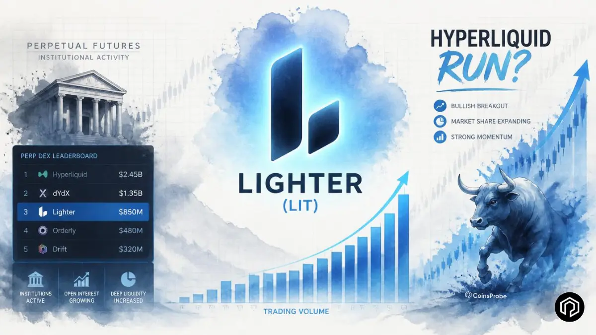 Lighter (LIT) Ranks #3 in Perp DEX Volume — Is a Hyperliquid-Style Run Next?