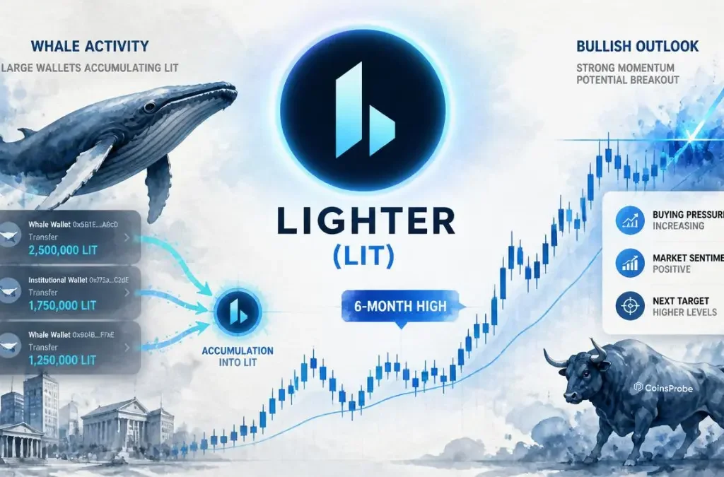 Lighter (LIT) Whale Transactions Hit a 6-Month High — Fueling Bullish Outlook