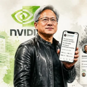 NVIDIA CEO Jensen Huang Makes His X Debut — First Post Defends Open AI Models