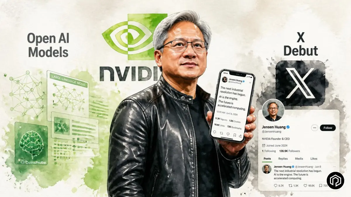 NVIDIA CEO Jensen Huang Makes His X Debut — First Post Defends Open AI Models