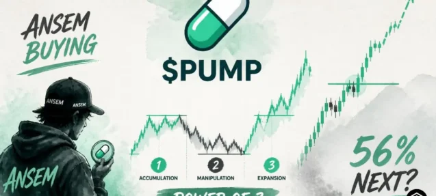 $PUMP Momentum Builds: Ansem Buying + Power of 3 Structure Signals 56% Move Ahead