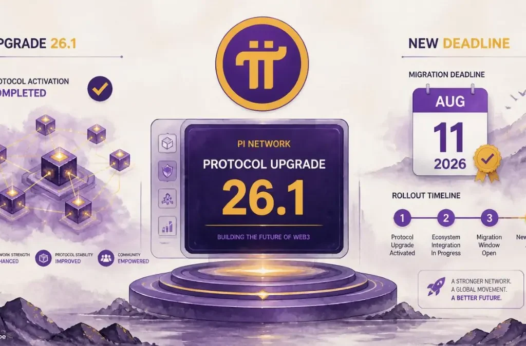 Pi Network Activates Protocol Upgrade 26.1: Sequential Path Continues With New Deadline