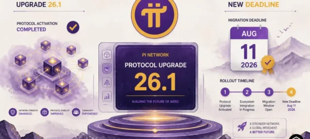 Pi Network Activates Protocol Upgrade 26.1: Sequential Path Continues With New Deadline