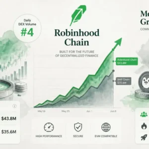 Robinhood Chain Beats BSC in Daily DEX Volume as Meme Coins Drive Early Growth
