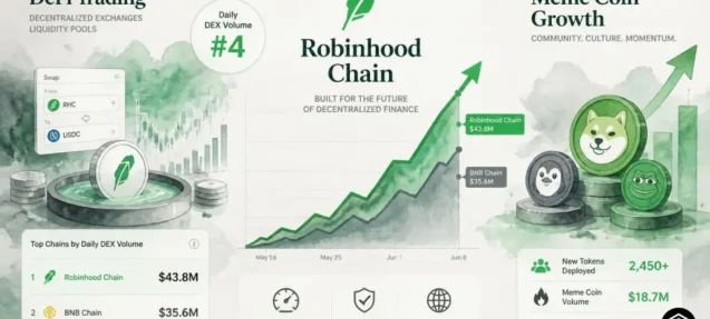 Robinhood Chain Beats BSC in Daily DEX Volume as Meme Coins Drive Early Growth
