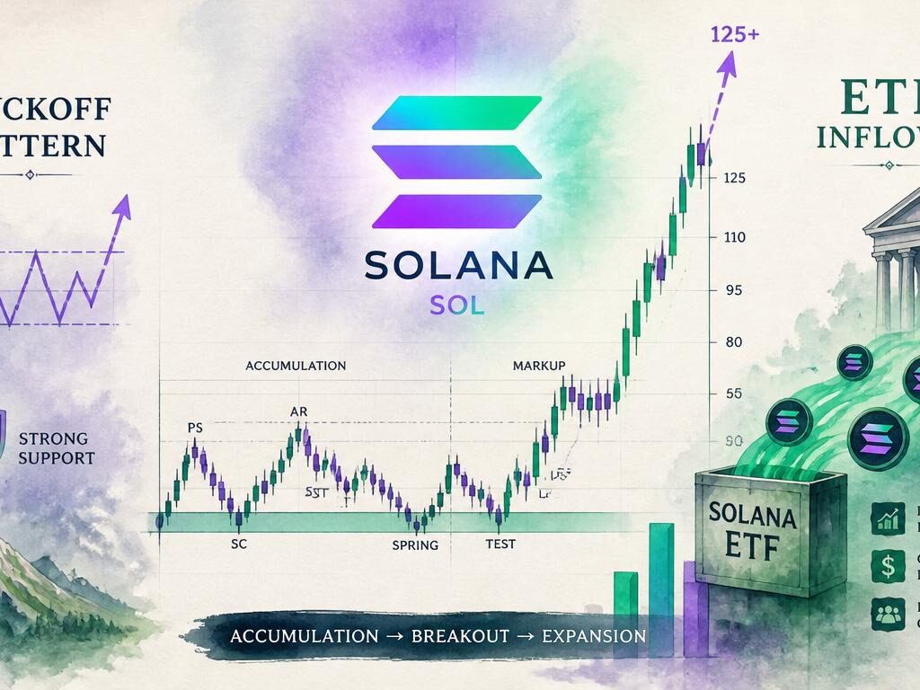 SOL to $125+? Solana’s Wyckoff Pattern and ETF Data Signal Potential Upside Momentum