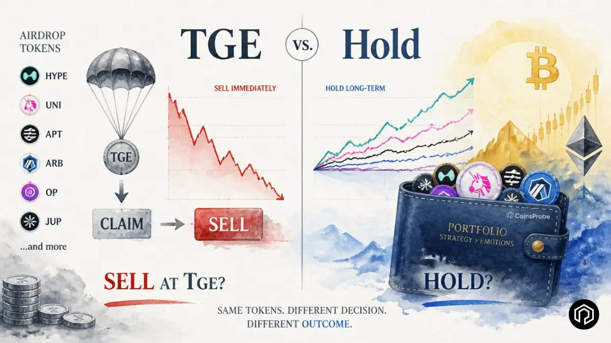 Should You Sell Airdrops at TGE or Hold? — Data From 8 Major Airdrops Has a Clear Answer