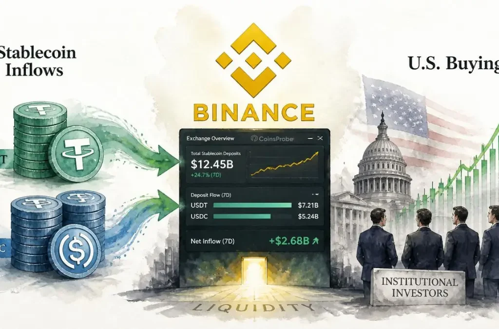 Stablecoin Liquidity Returns: Binance Deposits Rise as US Investors Resume Inflows