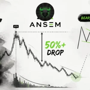 The Black Bull ($ANSEM) Drops 50%+ from ATH as Bearish Pattern Looms Further Downside