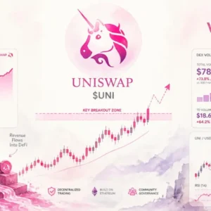 Uniswap ($UNI) Gains Momentum on Strong Fees and Volume — Technical Setup in Focus