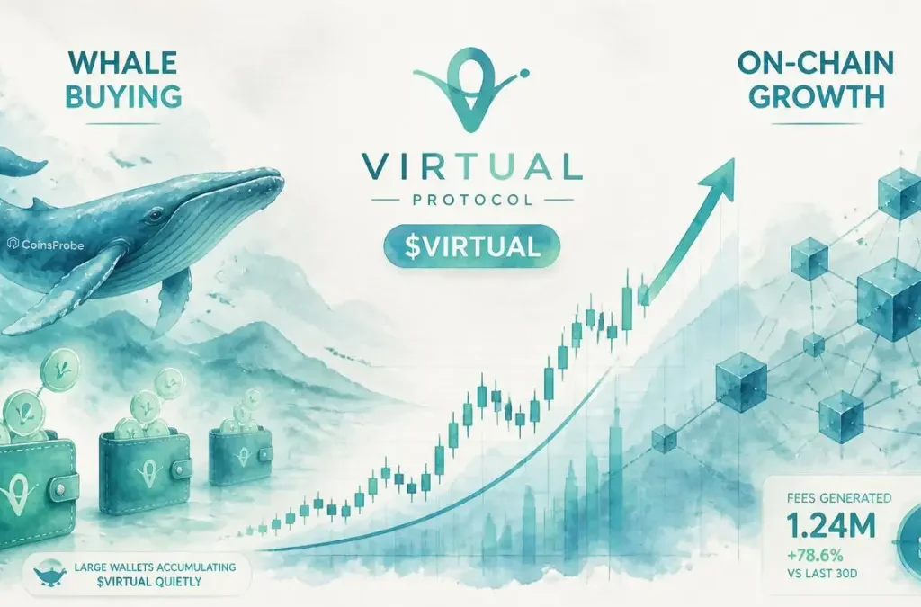 Whale Quietly Loading $VIRTUAL — Here’s What the Chart and On-Chain Growth Says