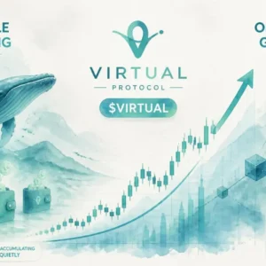 Whale Quietly Loading $VIRTUAL — Here’s What the Chart and On-Chain Growth Says