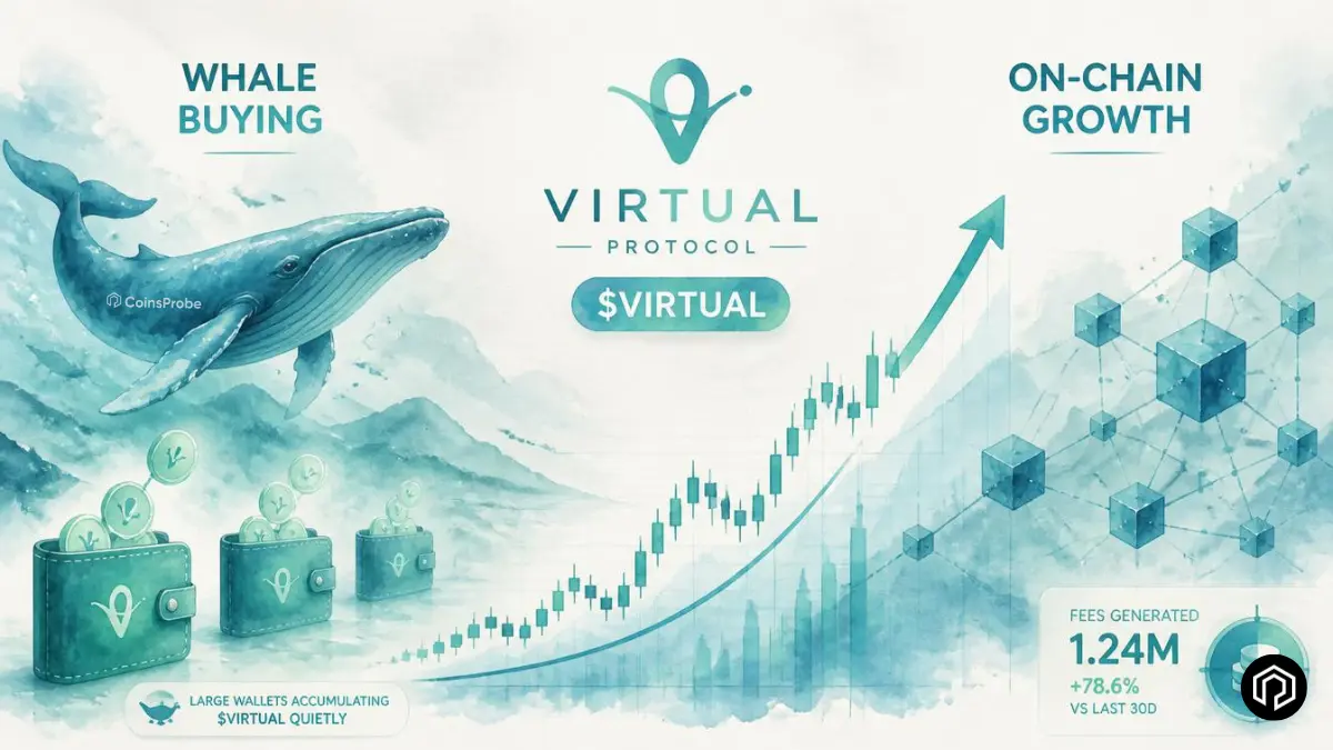 Whale Quietly Loading $VIRTUAL — Here’s What the Chart and On-Chain Growth Says