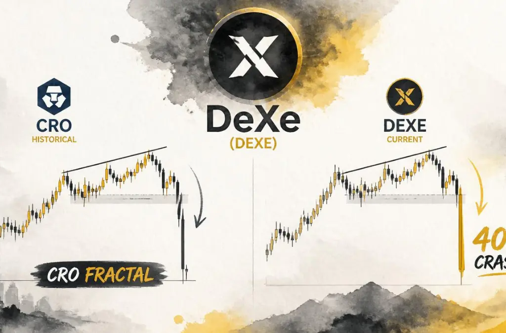 We Called This — DEXE's CRO Fractal Is Now Active After a 40% Single-Day Crash