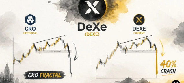 We Called This — DEXE’s CRO Fractal Is Now Active After a 40% Single-Day Crash