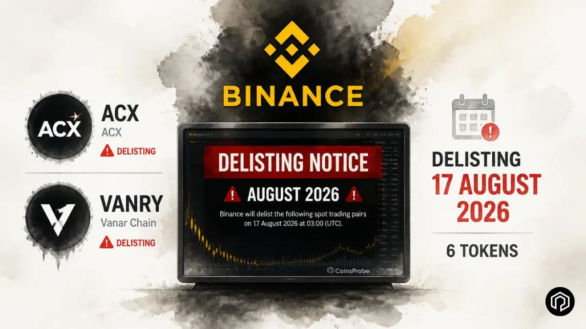 Binance Announces Delisting of Six Tokens Including Across Protocol (ACX) and Venar Chain (VANRY)
