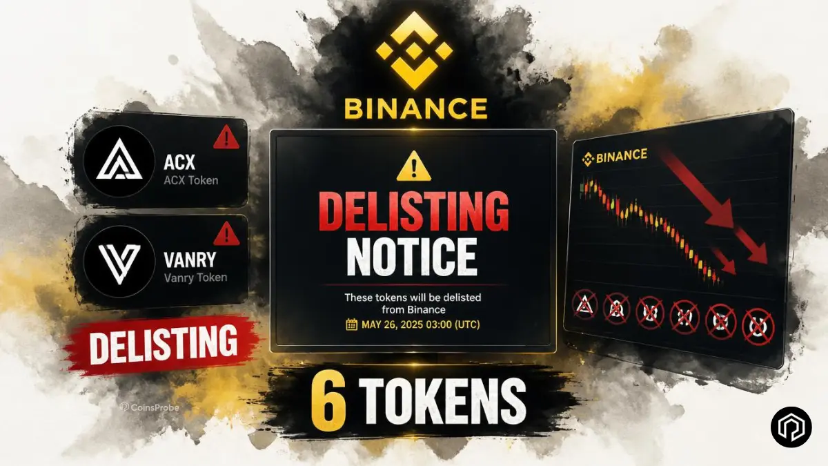 Binance Announces Delisting of Six Tokens Including Across Protocol (ACX) and Venar Chain (VANRY)
