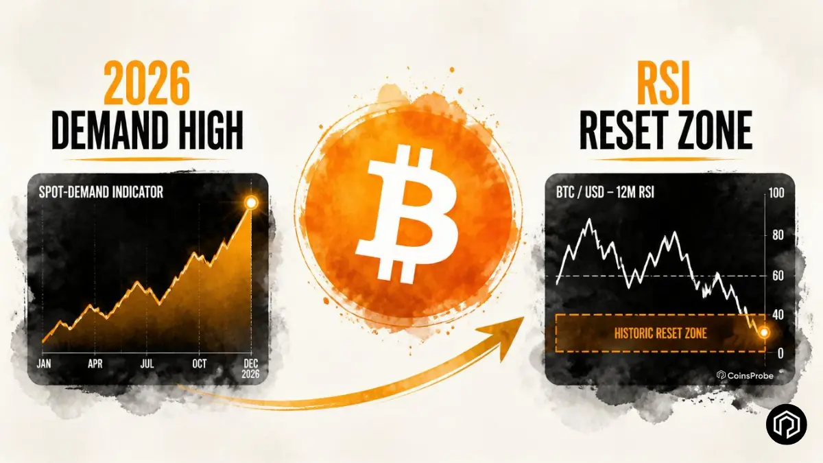 Bitcoin Demand Hits Its Highest Reading of 2026 as 12-Month RSI Enters Historic Reset Zone