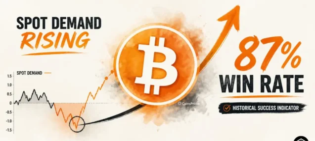 Bitcoin Spot Demand Flashes a Potential Bullish Reversal — 87% Historical Win Rate