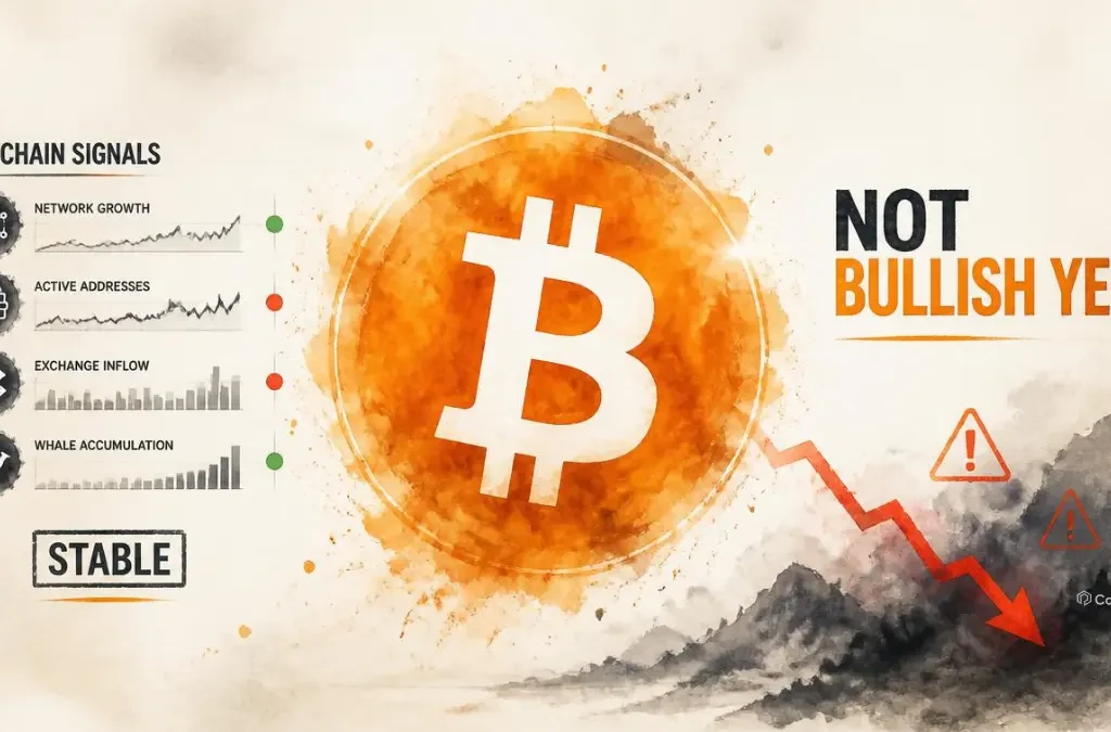 Bitcoin Stable but Not Bullish Yet? On-Chain Indicators Signal Caution