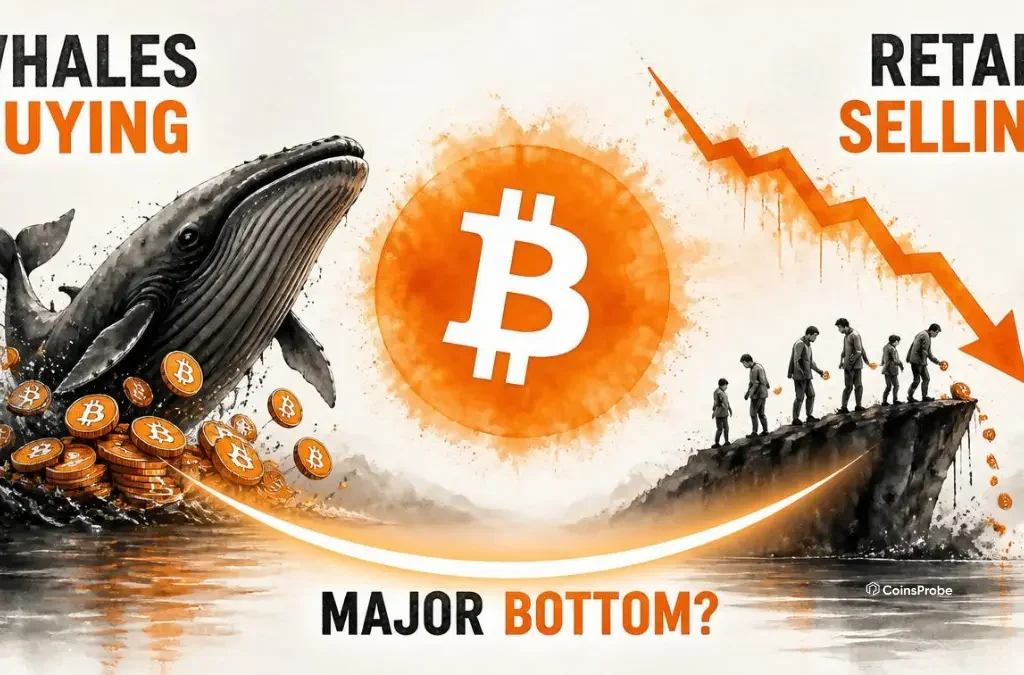 Bitcoin Whales Accumulate as Retail Sells — Long-Term Chart Signals Major $BTC Bottom?