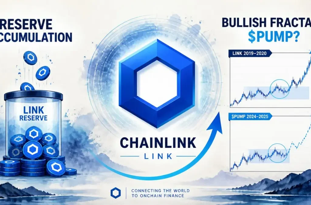 Chainlink's Reserve Accumulation Meets Bullish Fractal: Can LINK Expand From Here?