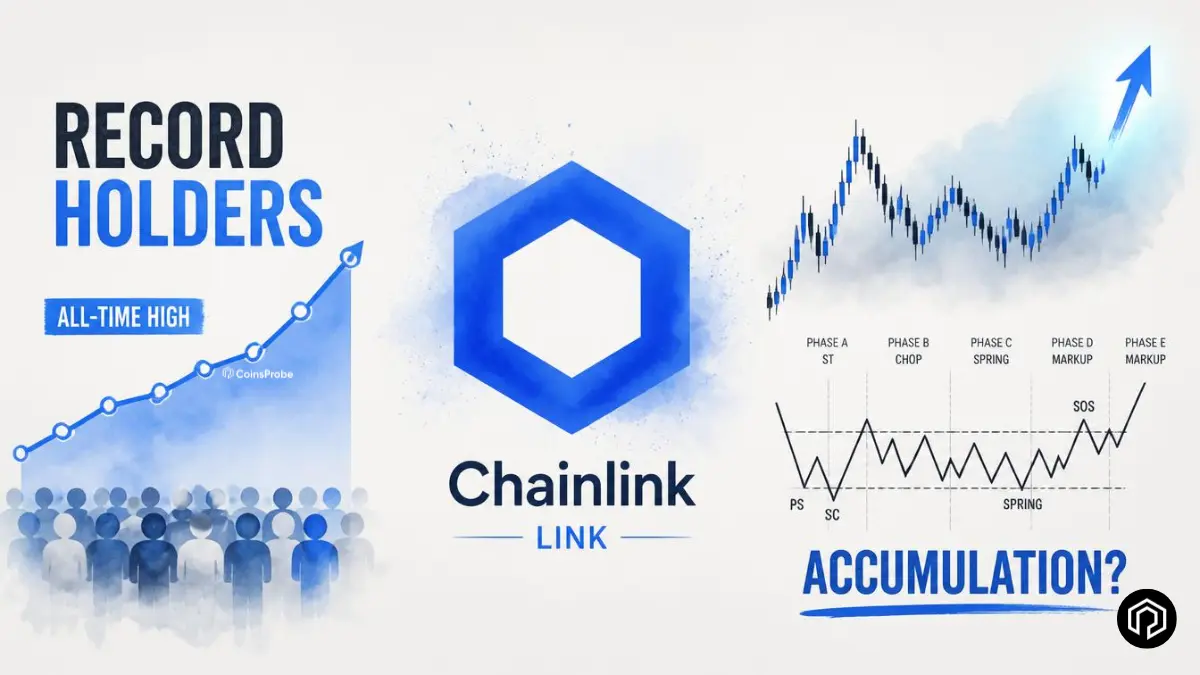 Chainlink (LINK) Surges as Holders Hit Record High — Wyckoff Accumulation in Play?
