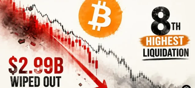 Crypto Liquidations Hit 8th Highest of All Time on August 19 as $2.99B Wiped Out