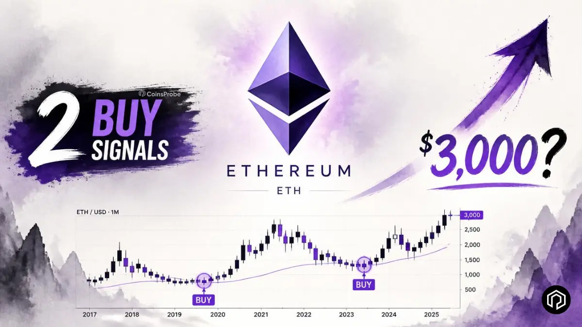 Ethereum’s Monthly Chart Printed Two Buy Signals — Is a Rally to $3,000 Next?