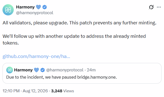 Harmony Team Response to Hack