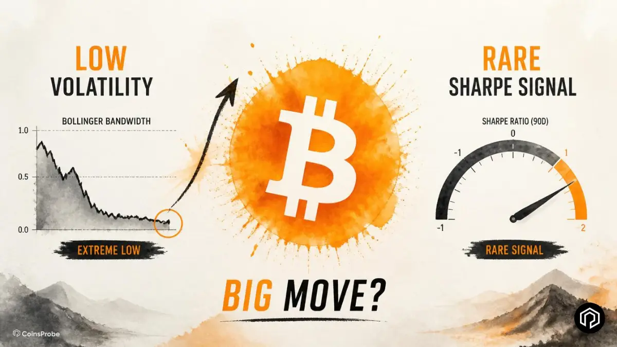 Is Bitcoin Coiling for a Big Move ? Two Rare Signals Saying Yes